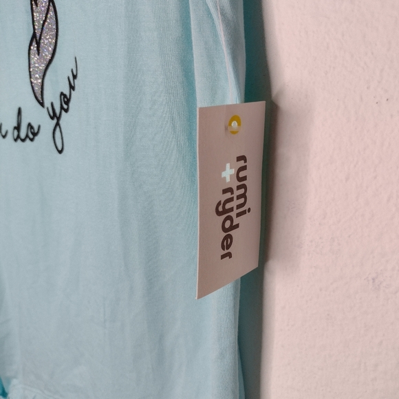 NWT Rumi + Ryder Girl's Blue/Unicorn "you do you" Top Multiple Sizes - Picture 3 of 5